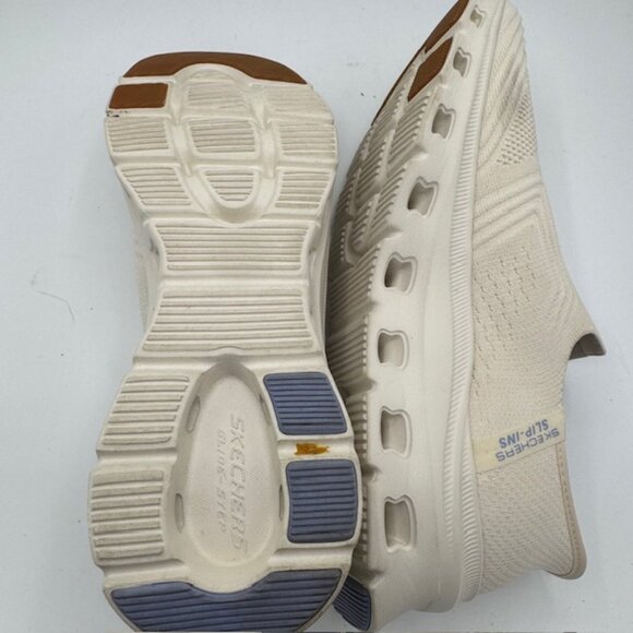 Skechers Women's Glide-Step Slip-Ins Sneakers Off White Size 9.5 - Picture 5 of 7